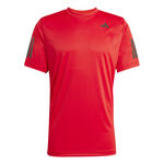 adidas Clothing adidas Club 3Stripes T-Shirt Men - red, 