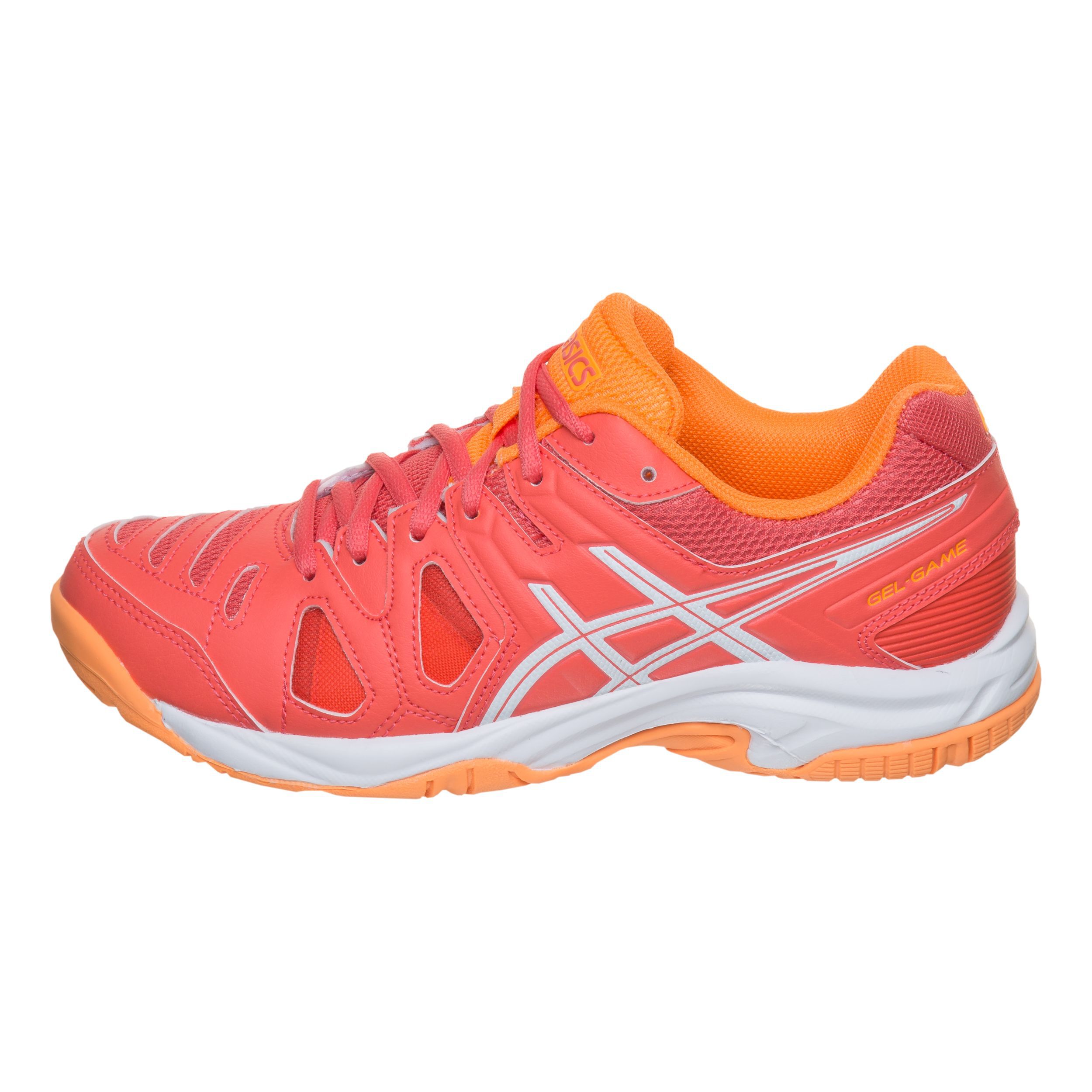 Buy ASICS Gel Game 5 GS All Court Shoe Kids Coral White online