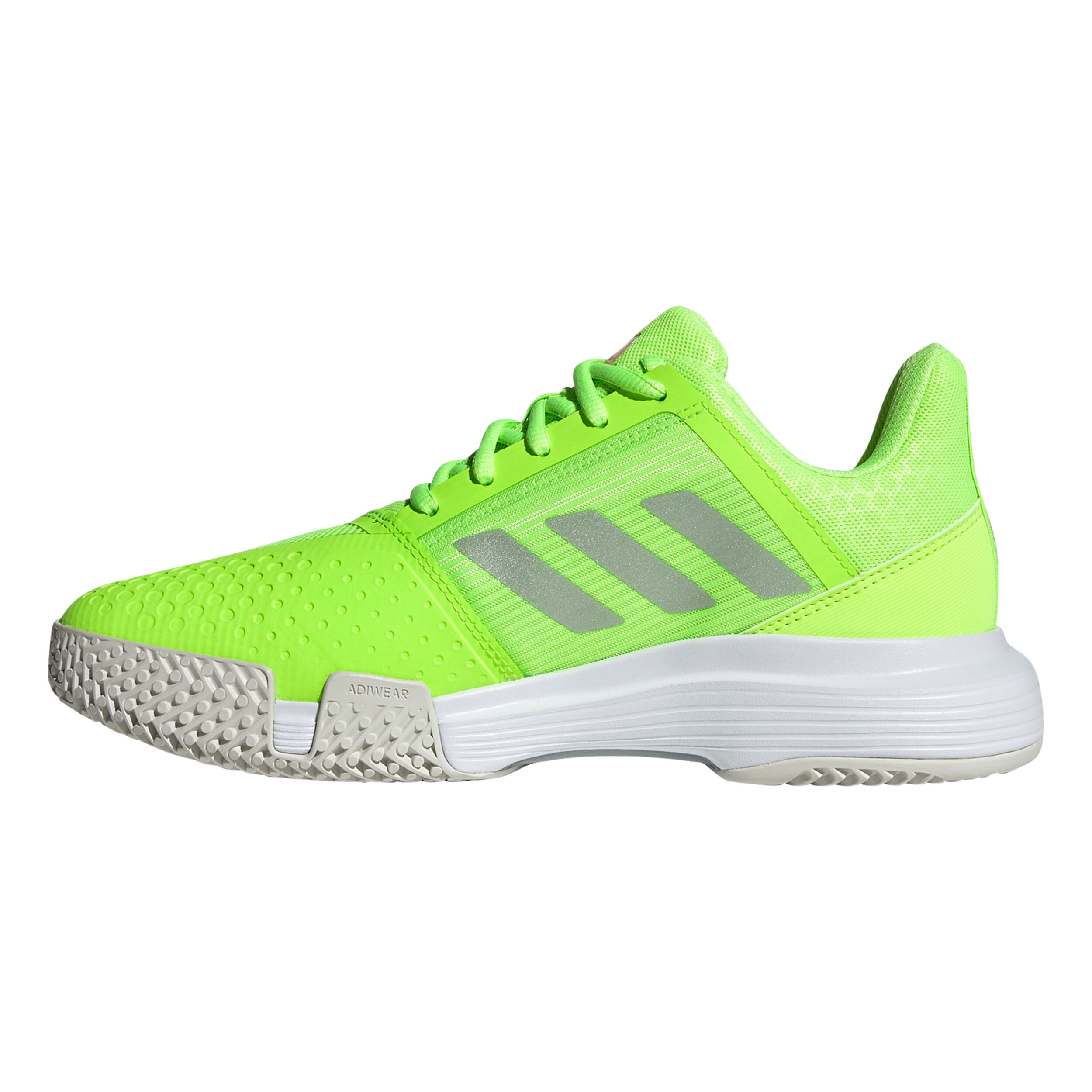 Court Jam Bounce All Court Shoe Women Neon Green Silver