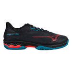 Mizuno Padel shoes Mizuno Wave Exceed Light Padel Shoe Men-Dark Blue,Coral