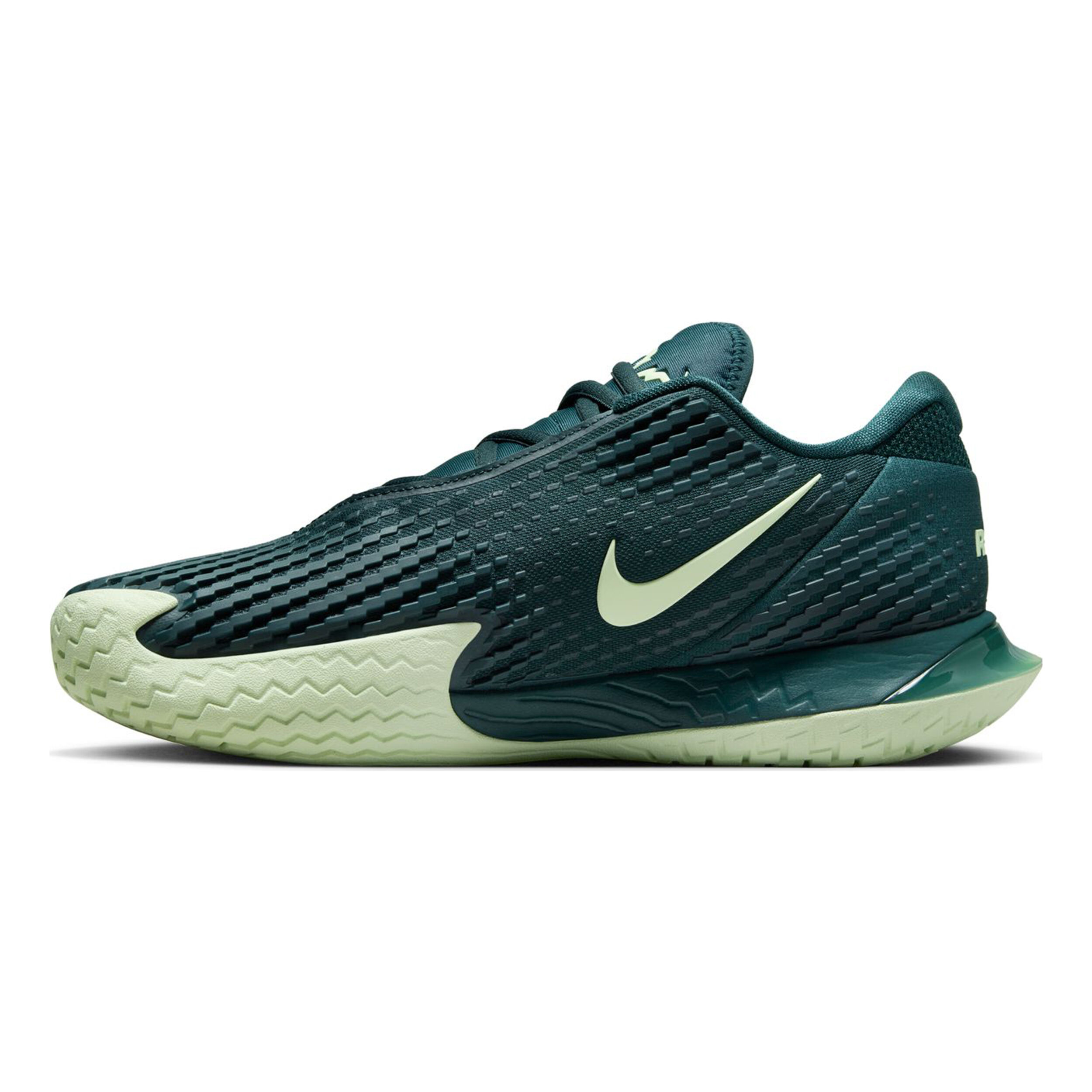 Court Zoom Vapor Cage 4 Rafa All Court Shoe Men Dark Green Lime