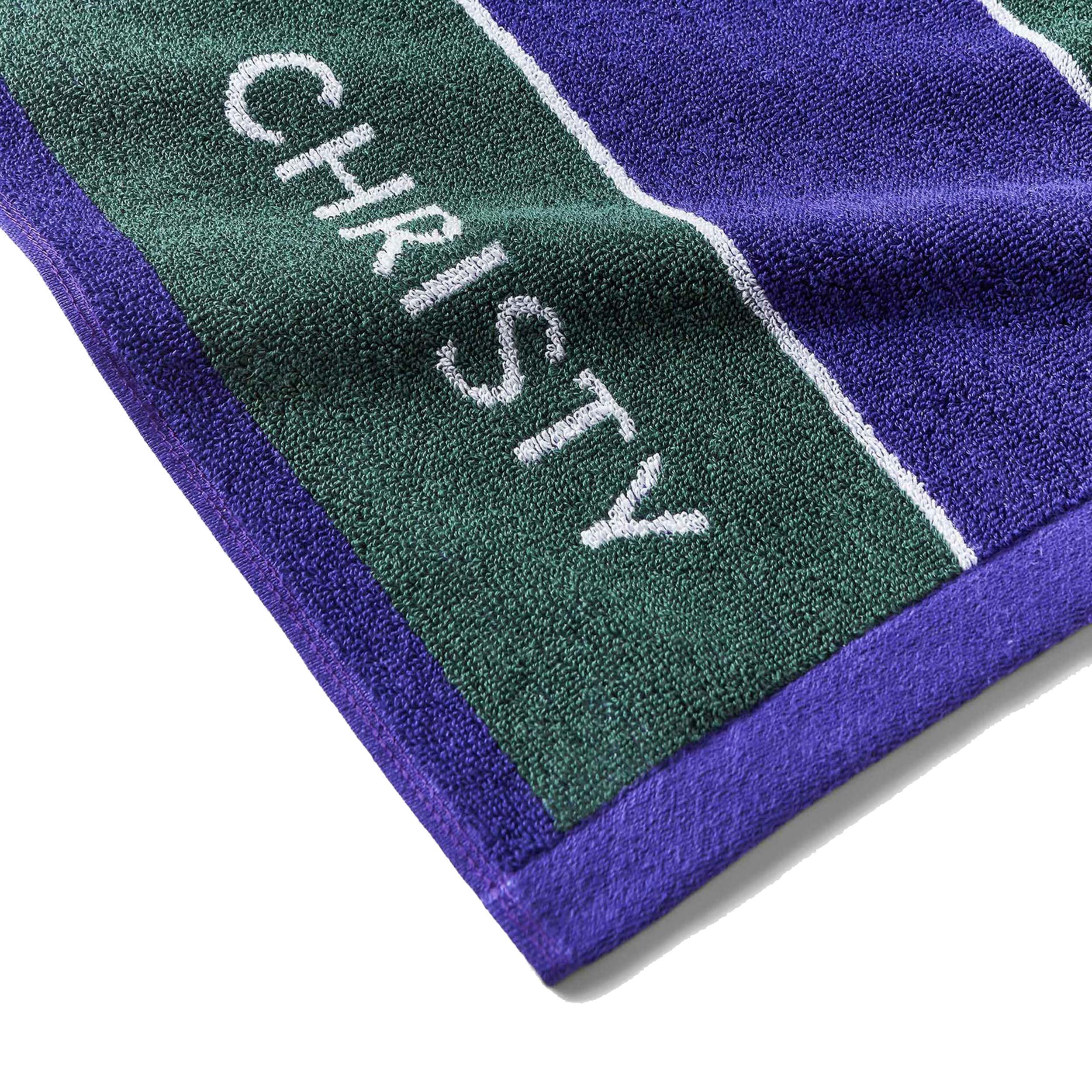 Christy Wimbledon Champ Towel Green, Violet | Tennis-Point
