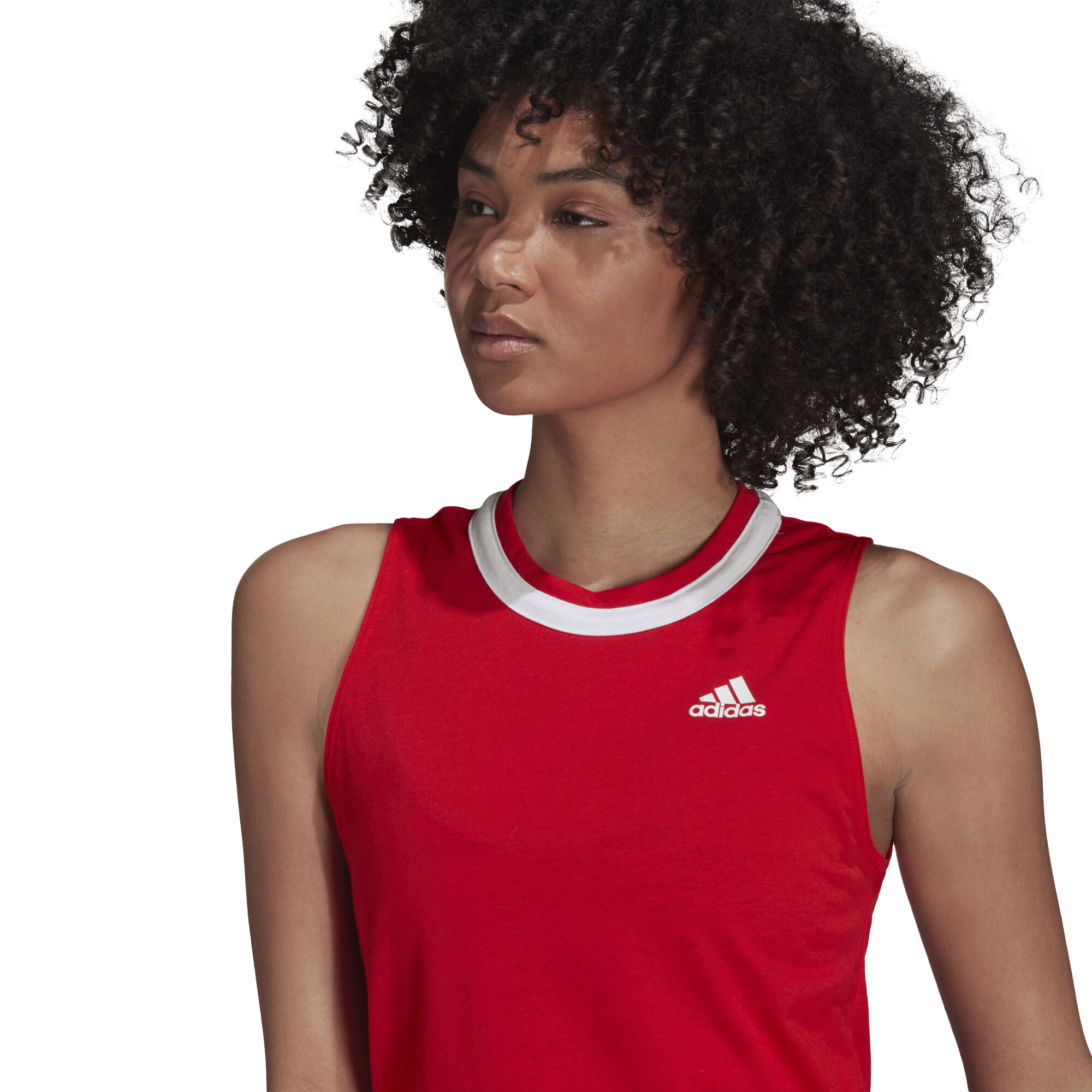 Club Knot Tank Top Women Red White