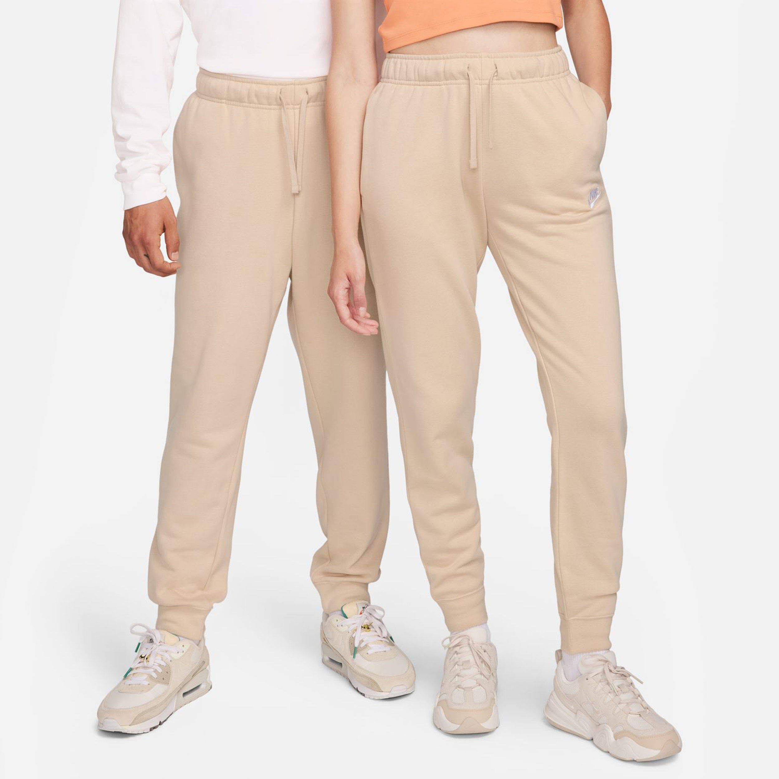 Buy Nike Club Standard Mid Rise Fleece Training Pants Women Beige online Tennis Point COM