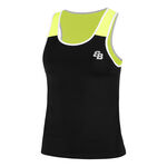 BB by Belen Berbel Clothing BB by Belen Berbel Shanghai Tank Top Women-Black,Neon Yellow