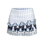 Lucky in Love Clothing Lucky in Love Tye Dye Groove Skirt Women-White,Blue