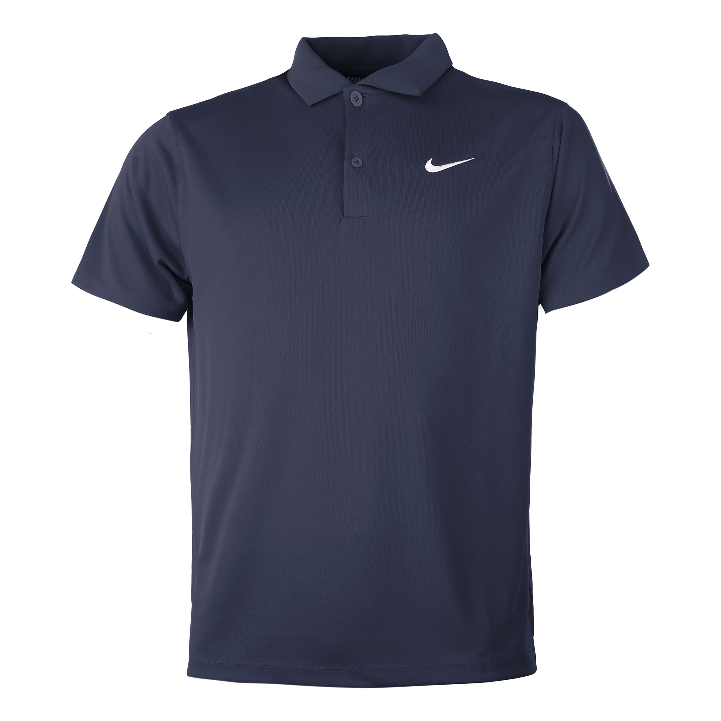Dri Fit Solid Polo Men Dark Blue