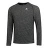 Crew Neck Essential Seamless Long Sleeve Men-Grey