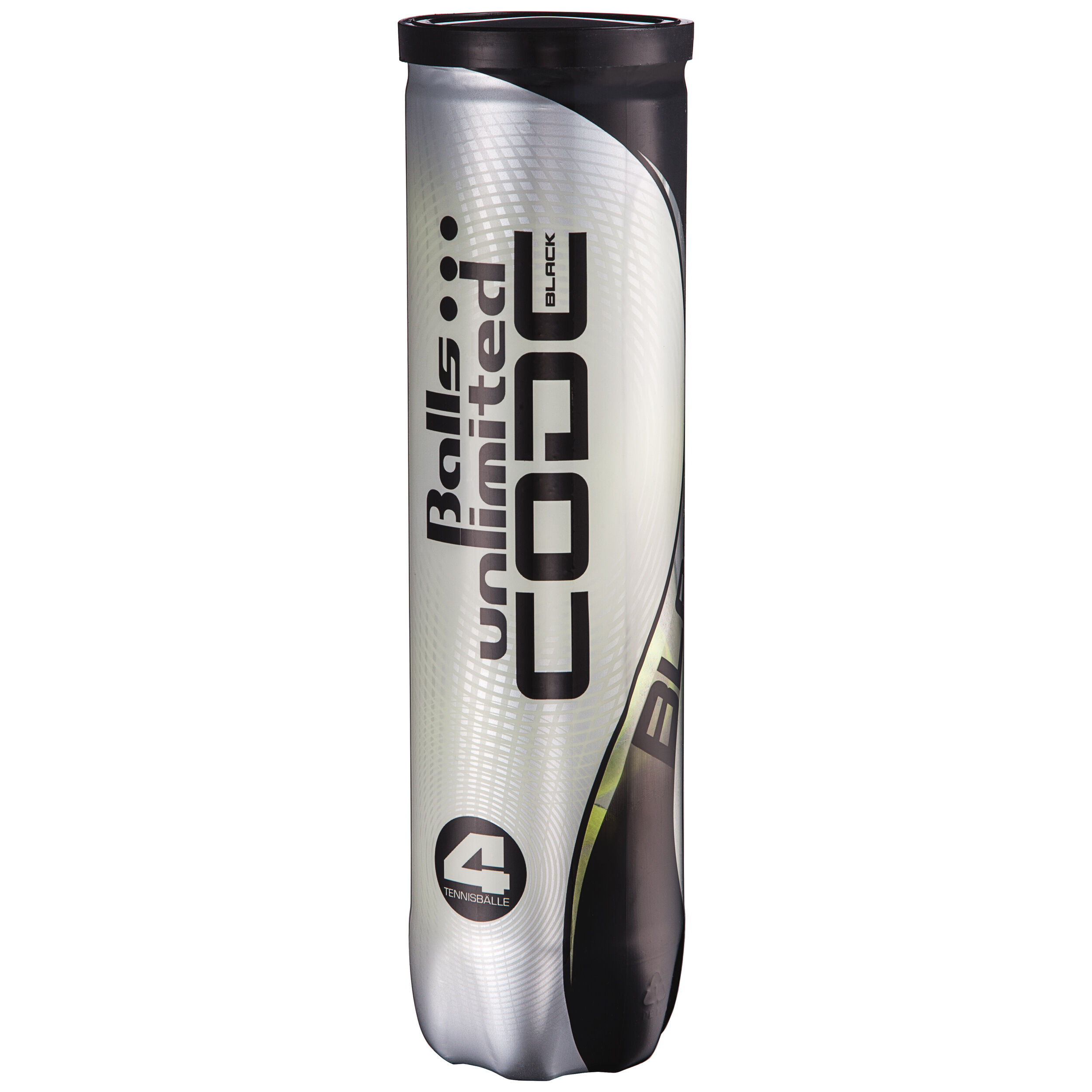 Balls Unlimited Code Black 4 Ball Tube | Tennis-Point