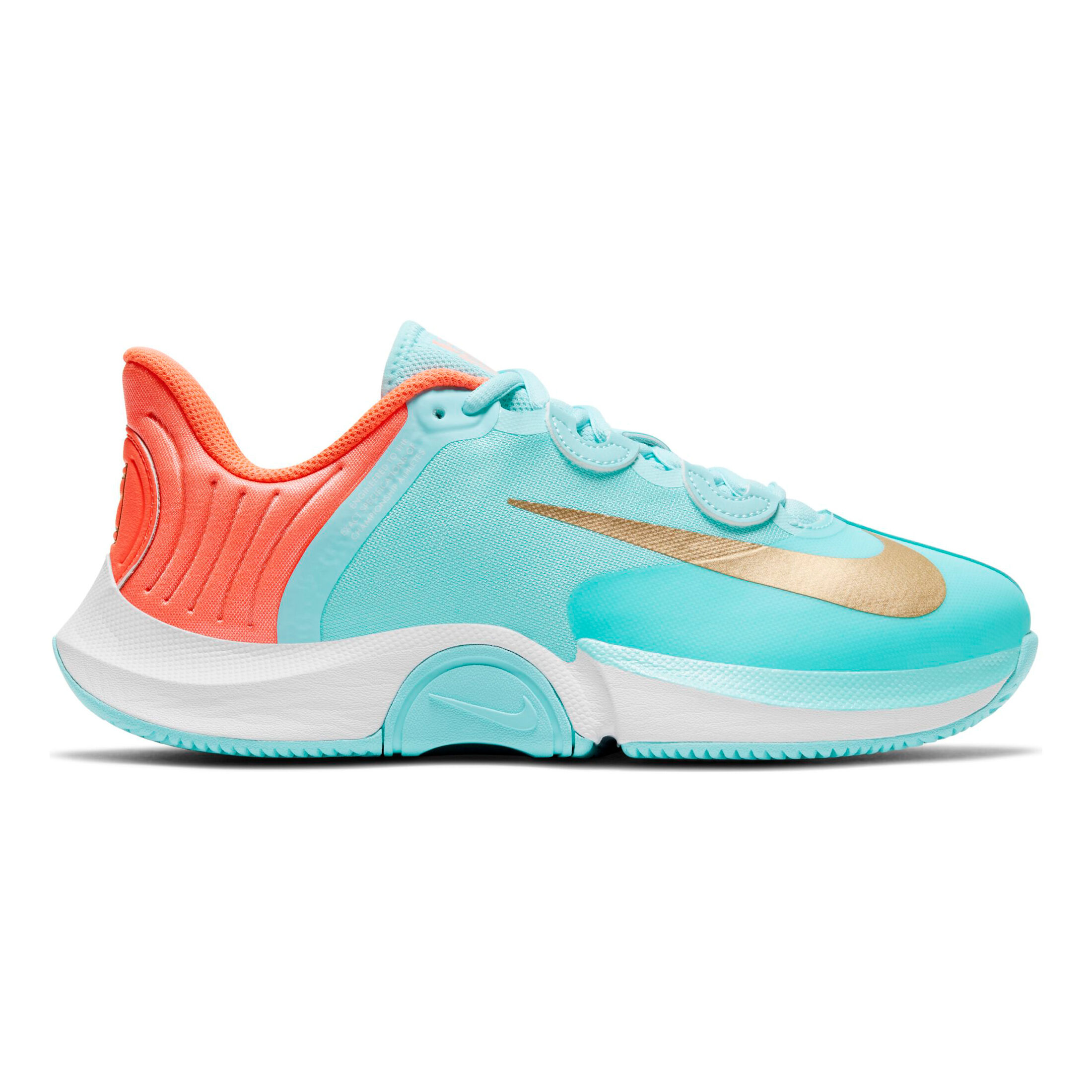Buy Nike Court Air Zoom GP Turbo All Court Shoe Women Turquoise