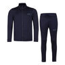 Knit Tracksuit Men-Blue