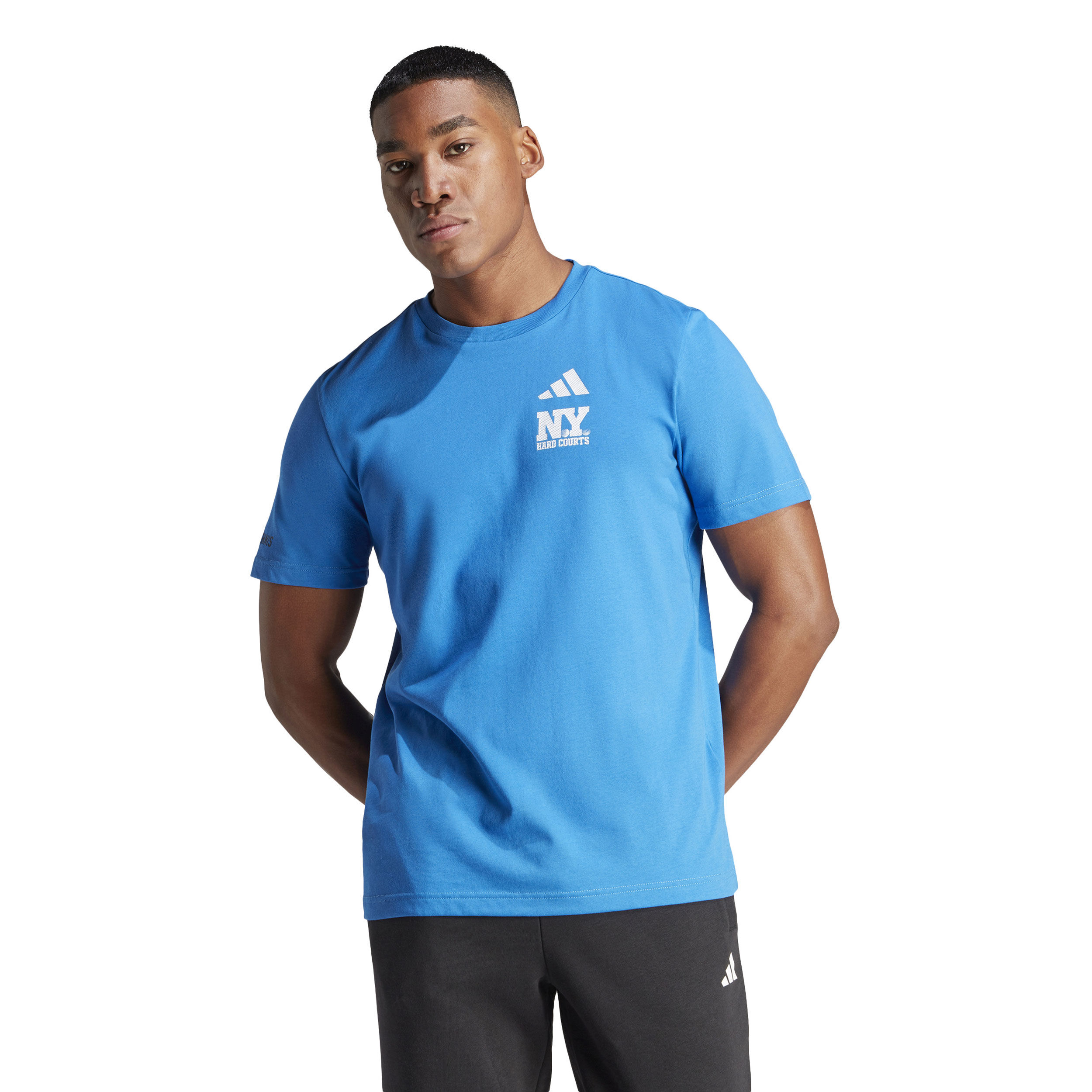 US Graphic T Shirt Men Blue
