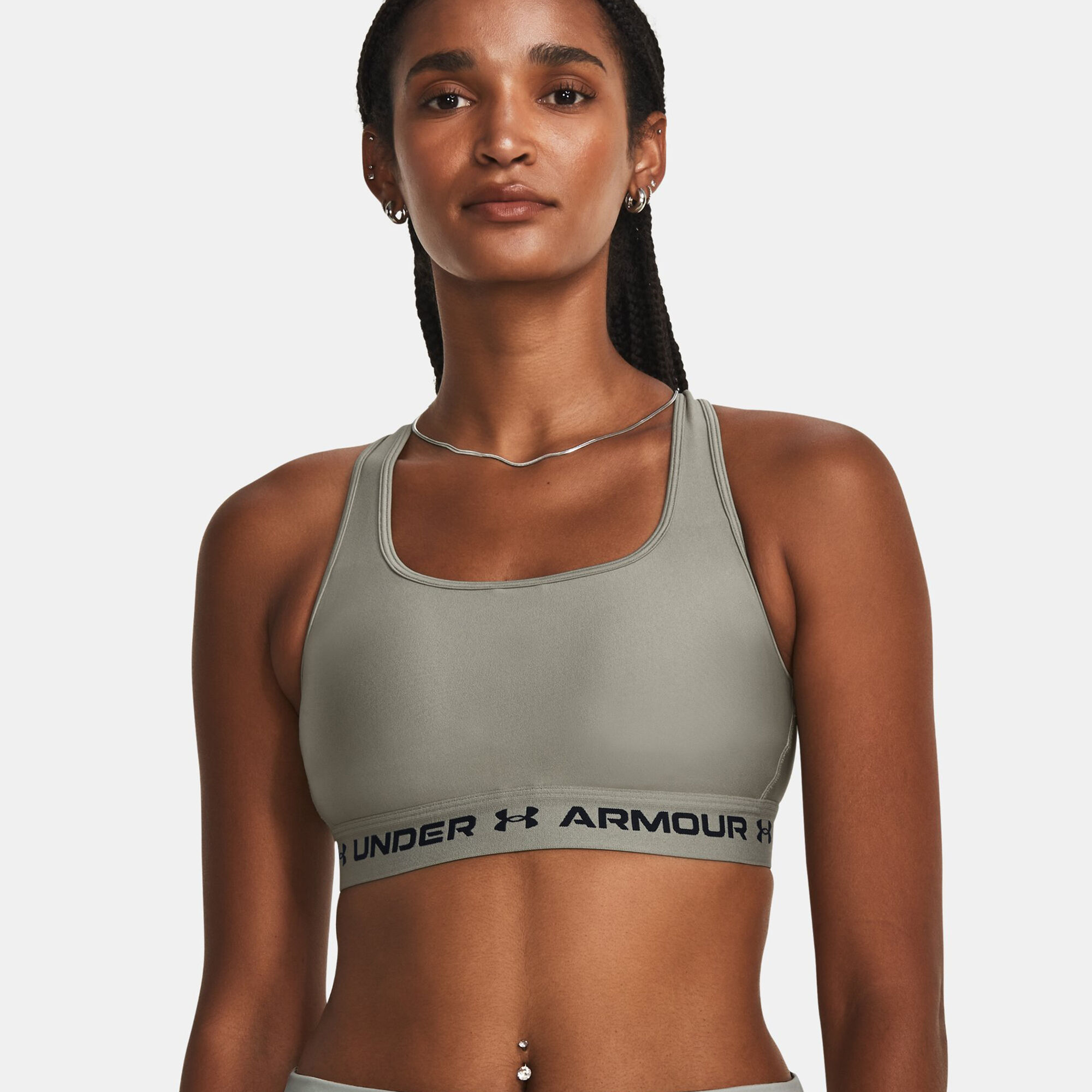 Under Armour Low Crossback Sports Bra for Ladies - Black - L