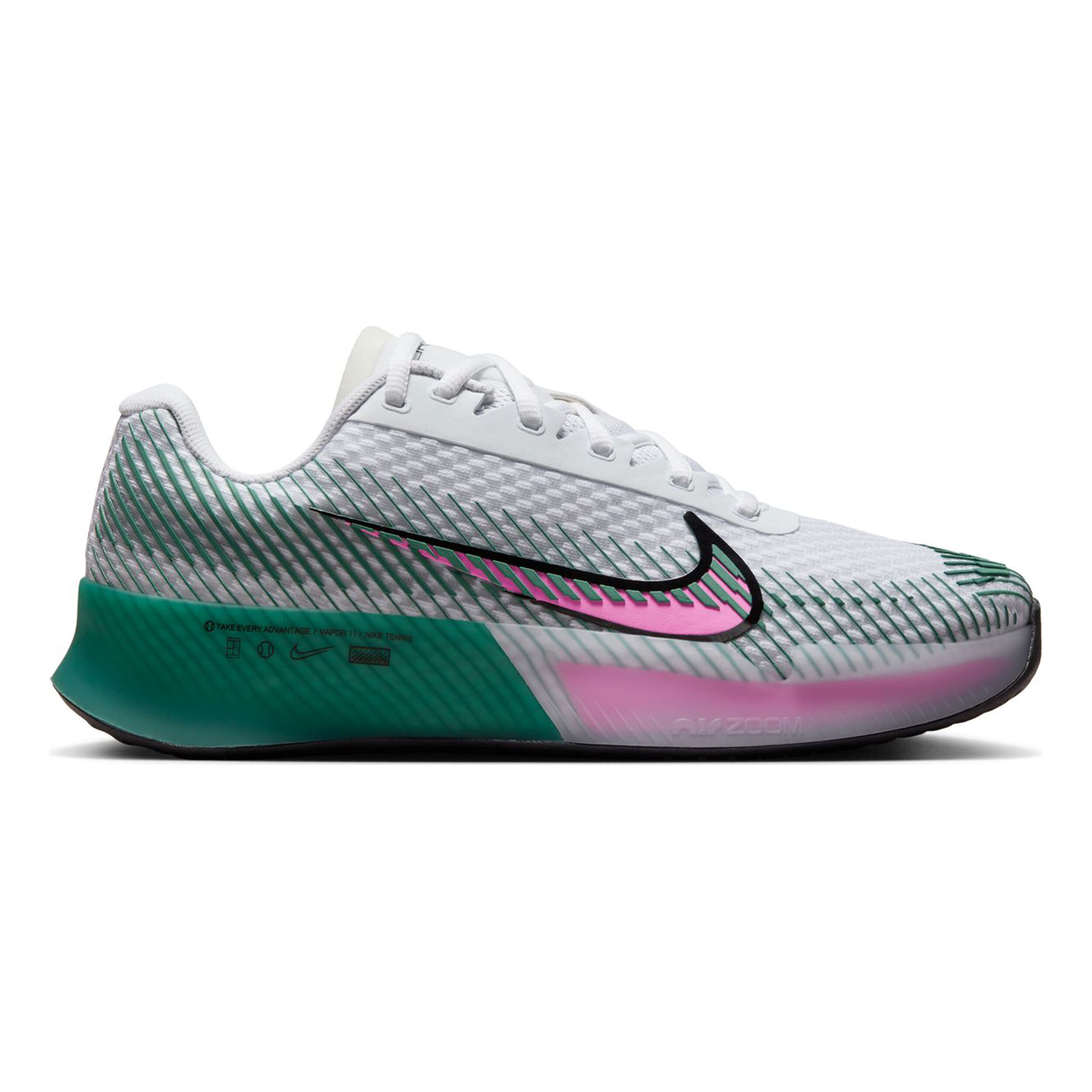 Buy Nike Air Zoom Vapor 11 All Court Shoe Women White, Dark