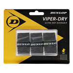 Dunlop Overgrips Dunlop Viperdry 3 Pack-Black