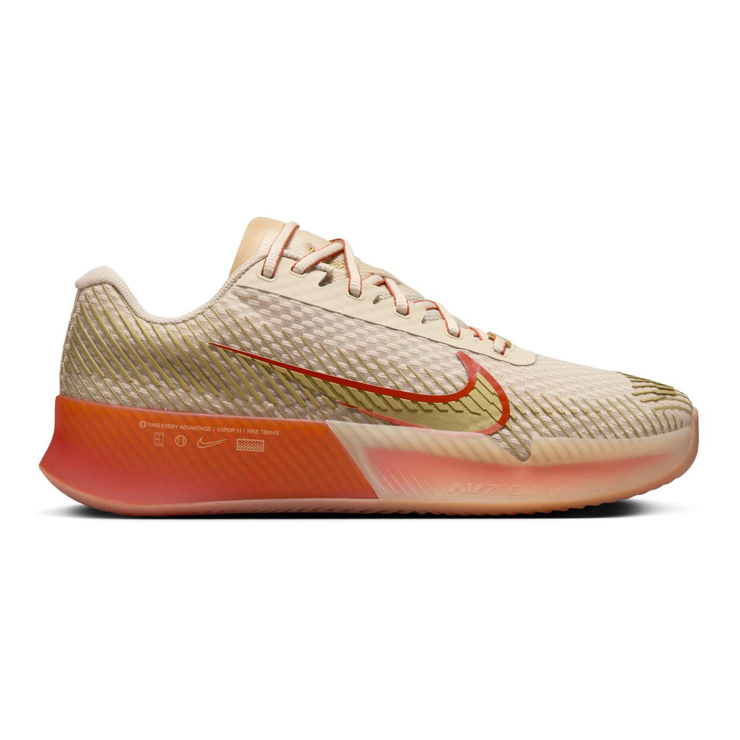 Air Zoom Vapor 11 PRM Clay Court Shoe Women - Beige, Rust