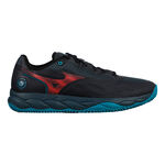 Mizuno Padel shoes Mizuno Wave Enforce Court Padel Shoe Men-Dark Blue,Coral