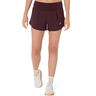 Road 3.5in Running shorts Women-dark red