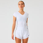Bj&ouml;rn Borg Tennis apparel Bj&ouml;rn Borg Ace V-Neck T-Shirt T-Shirt Women-white