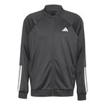 adidas Clothing adidas 3 Stripes Knit Training Jacket Men-Black,White