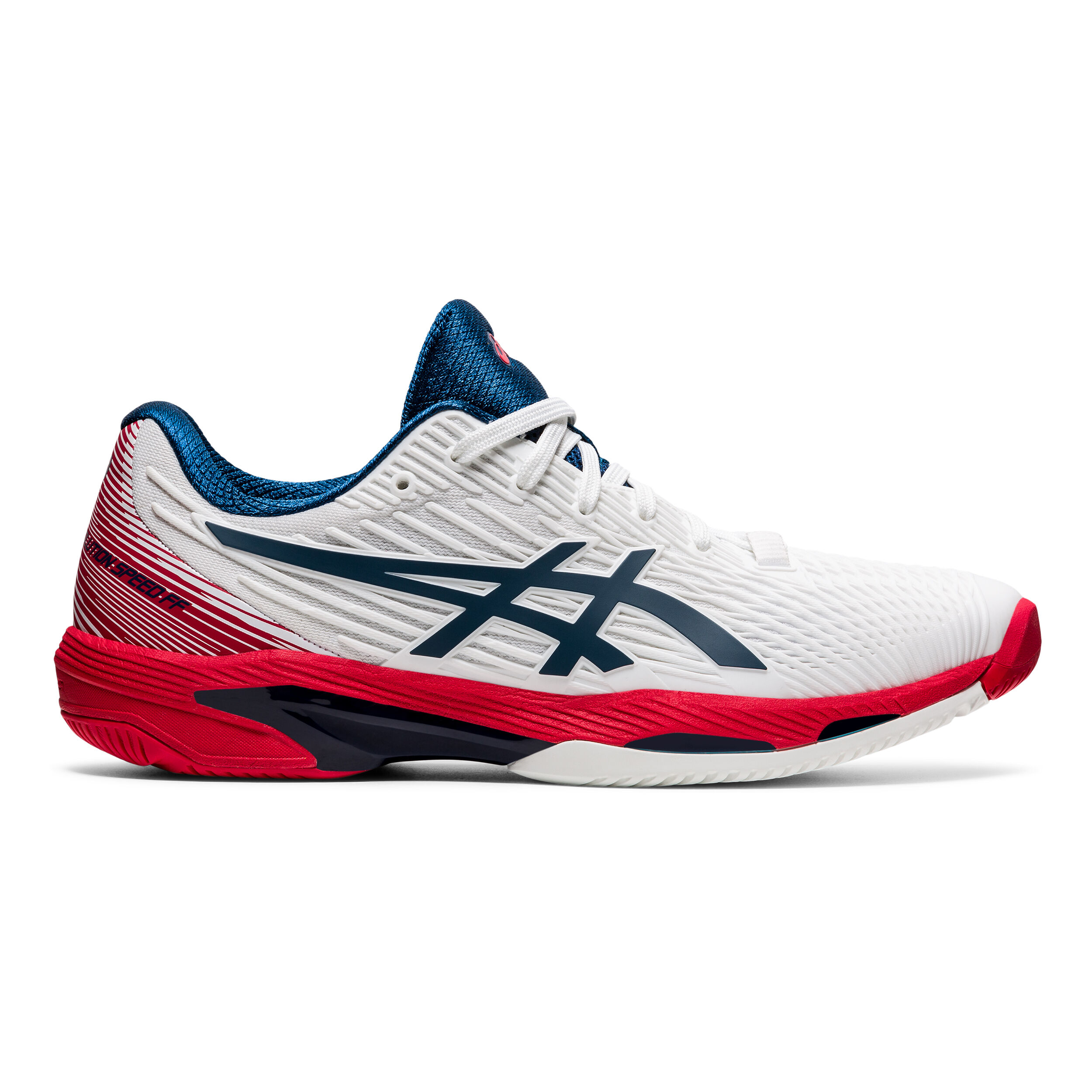 Buy ASICS Solution Speed FF 2 All Court Shoe Men White, Blue