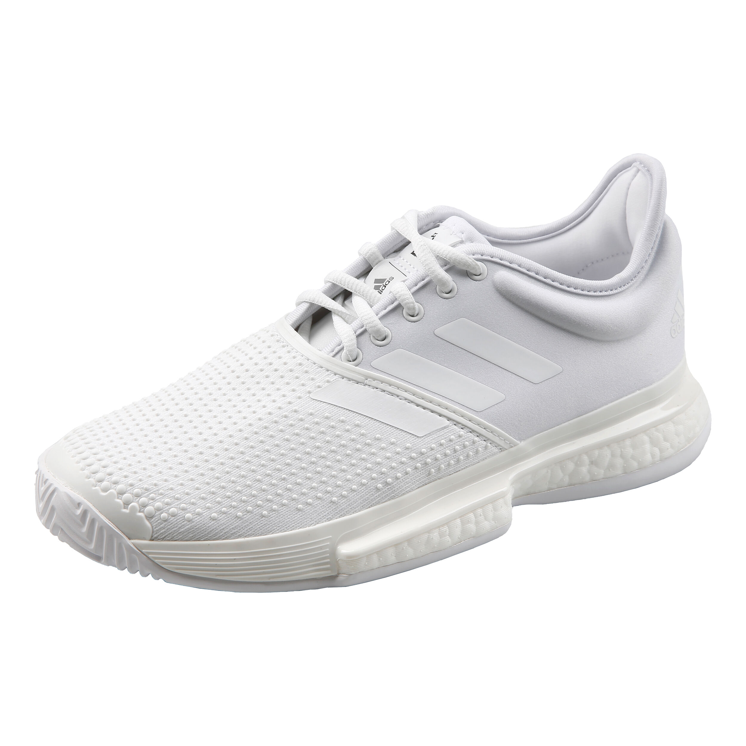 Adidas solecourt boost best sale parley white women's shoes