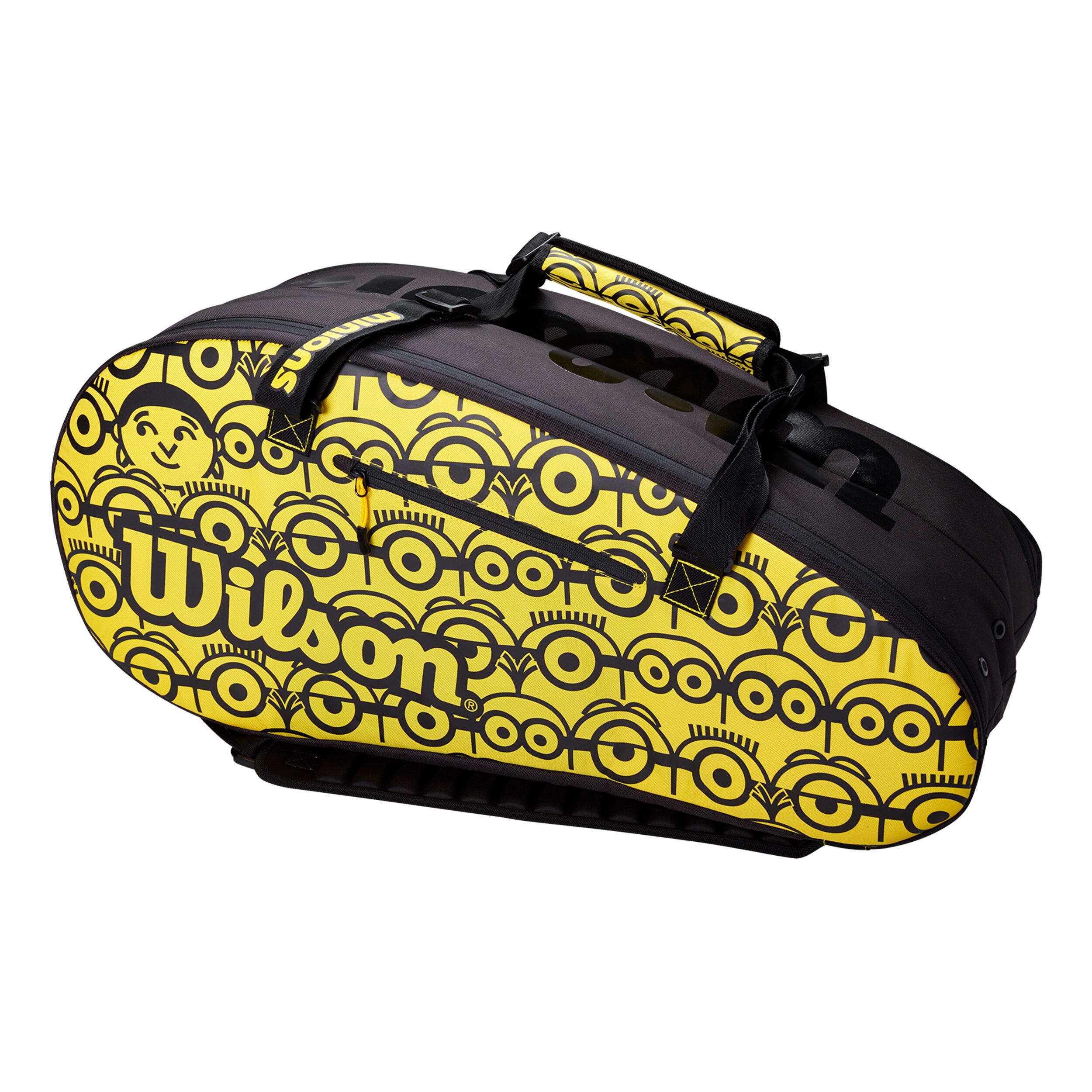 レビュー高評価商品 Racket Tour Minions Wilson Buy Bag Yellow Black, Pack 12 その他