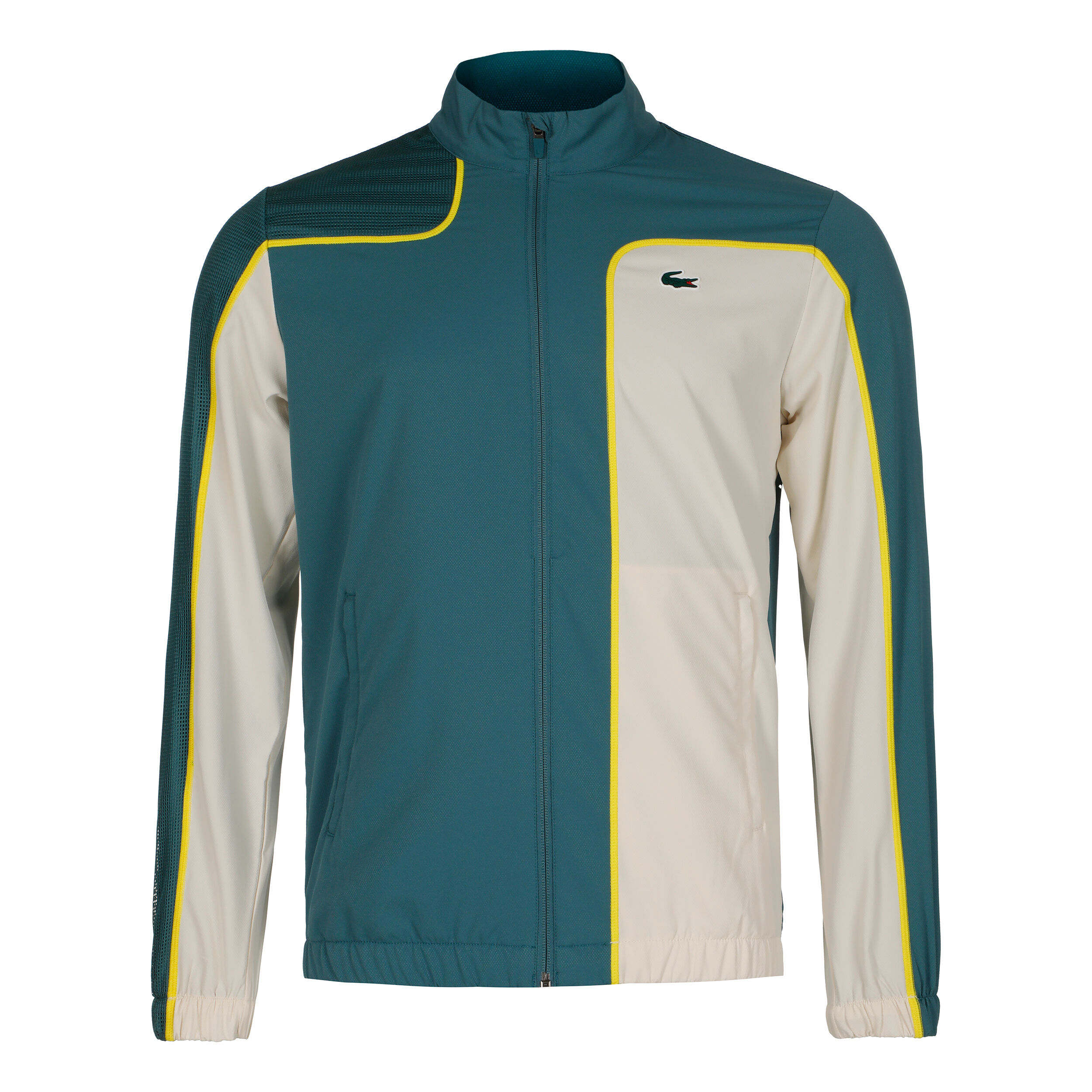 Mens lacoste track top deals