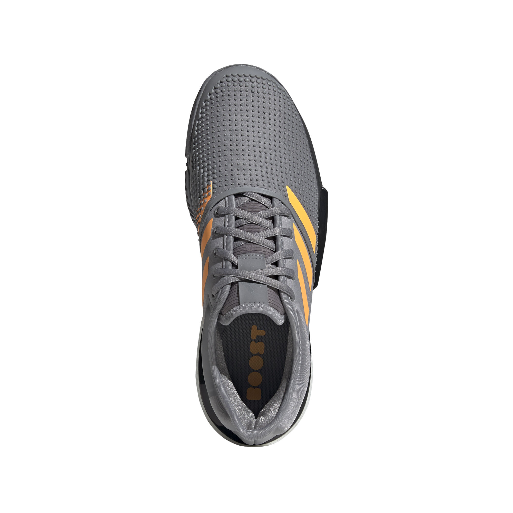 Adidas solecourt boost top black/orange men's shoe