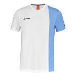 Babolat Clothing Babolat Play Crew Neck T-Shirt Men - white, light blue
