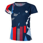 BIDI BADU Clothing BIDI BADU New York 2024 T-Shirt Women-Dark Blue,Multicoloured