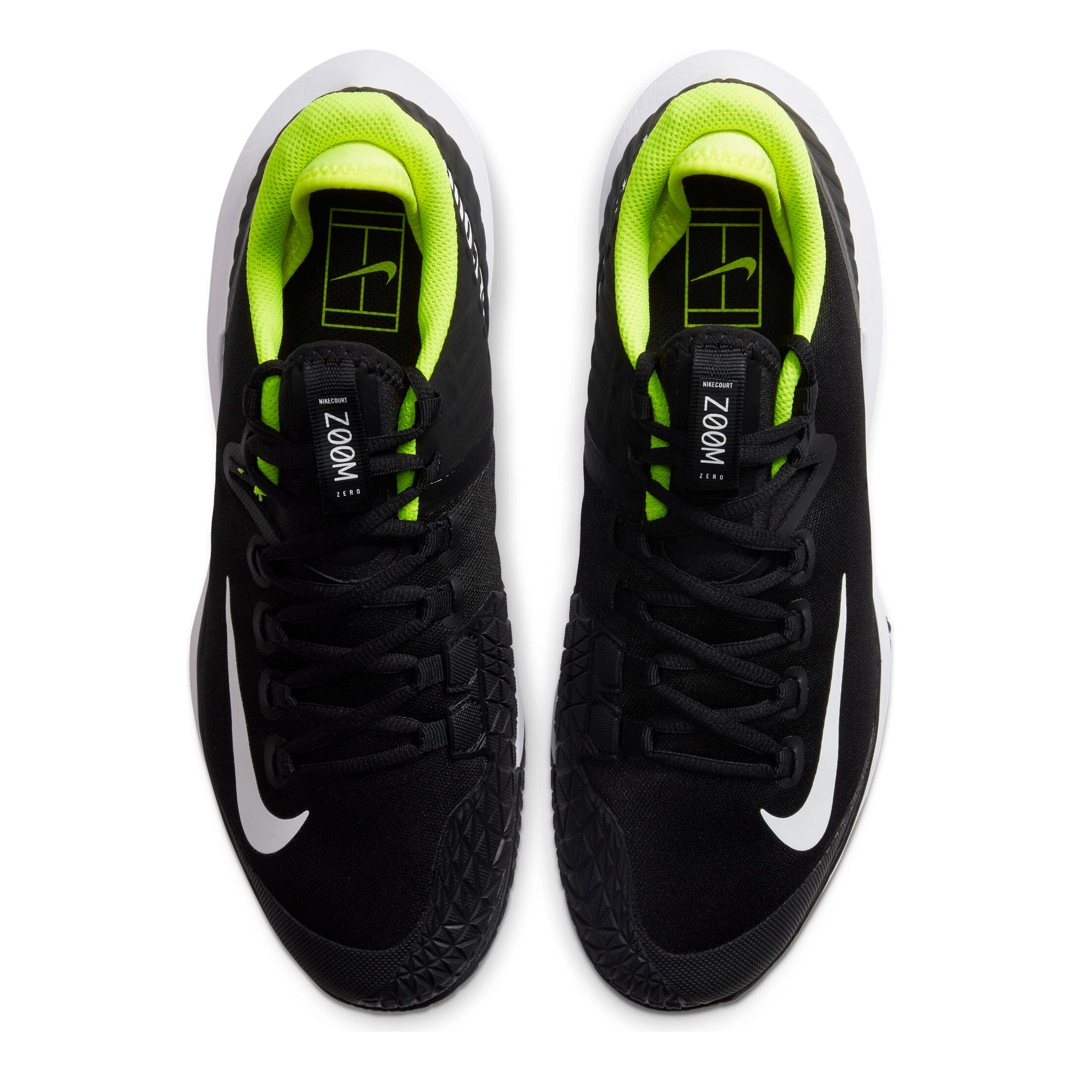 Nike court air zoom zero black hotsell
