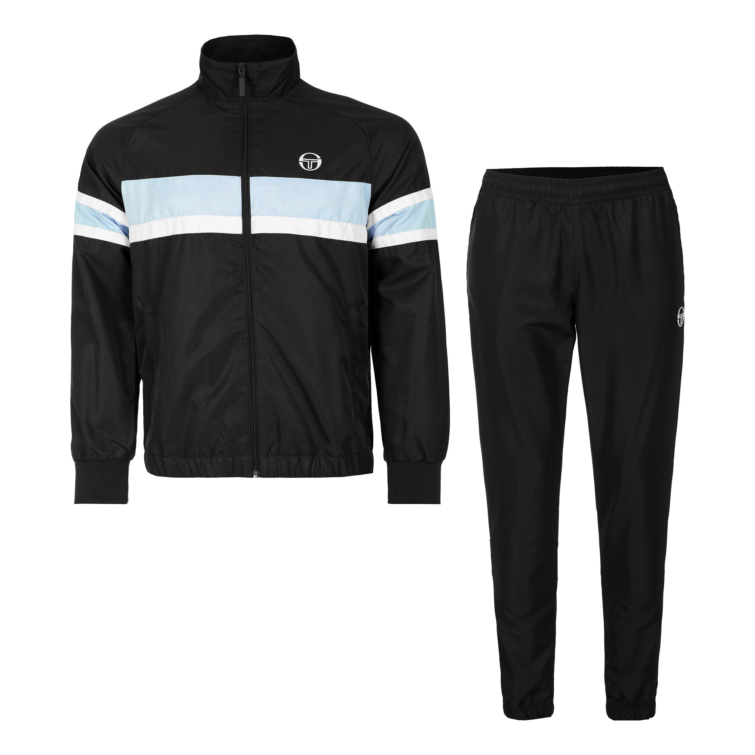 Board Tracksuit Men Black Light Blue