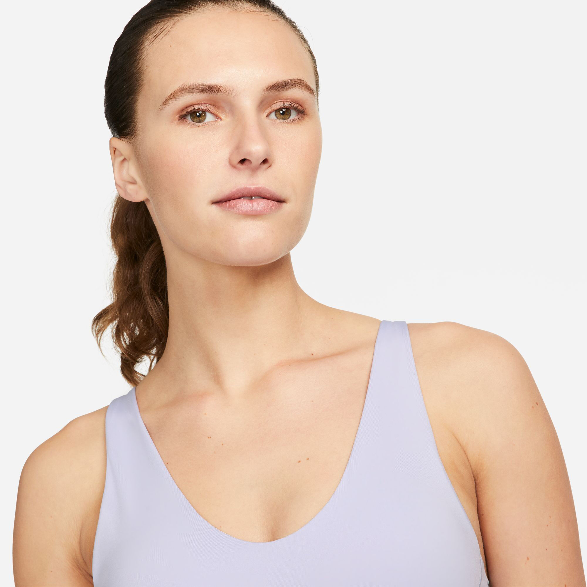 Buy Nike Dri-Fit Indy Plunge Cutout Sports Bras Women Lilac online