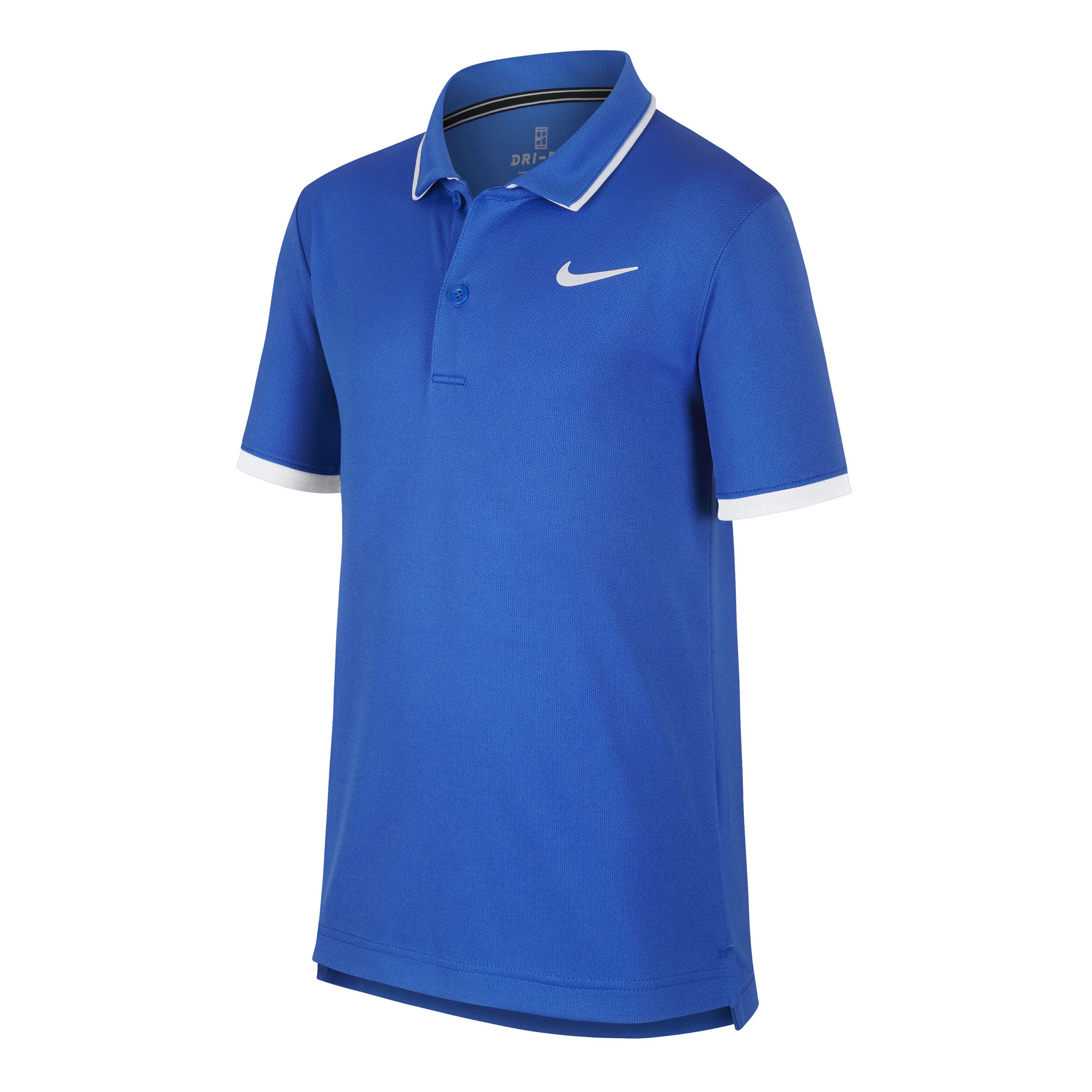 Buy Nike Court Dri Fit Polo Boys Blue White online Tennis Point COM