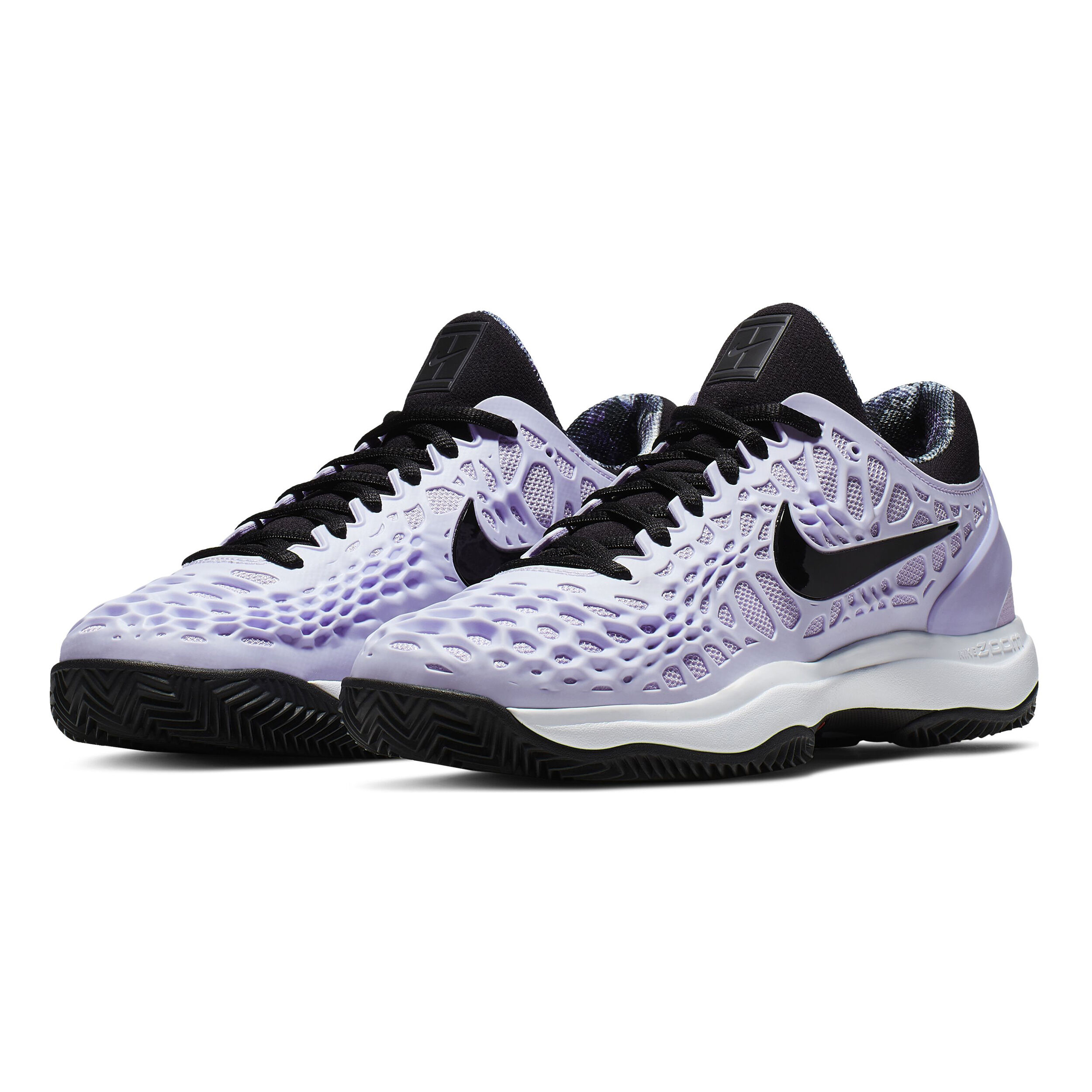 Nike women's zoom cage 3 tennis shoes purple agate online and black