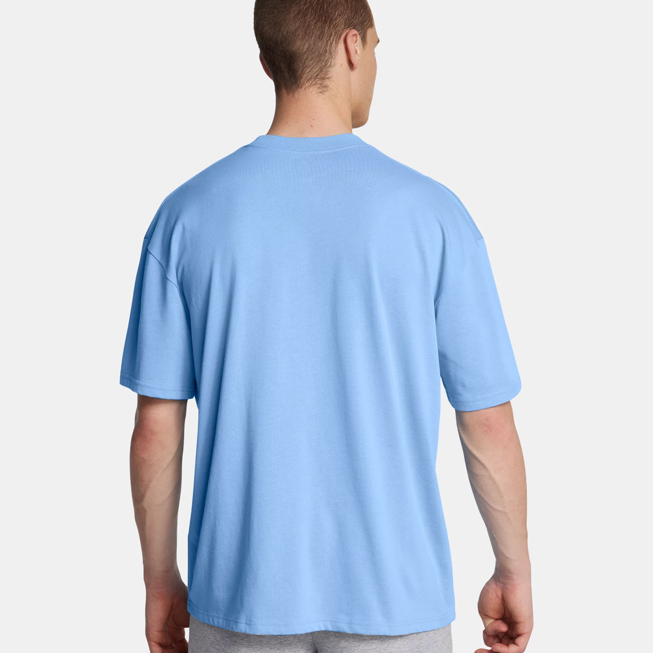 Light blue under armour t shirt best sale