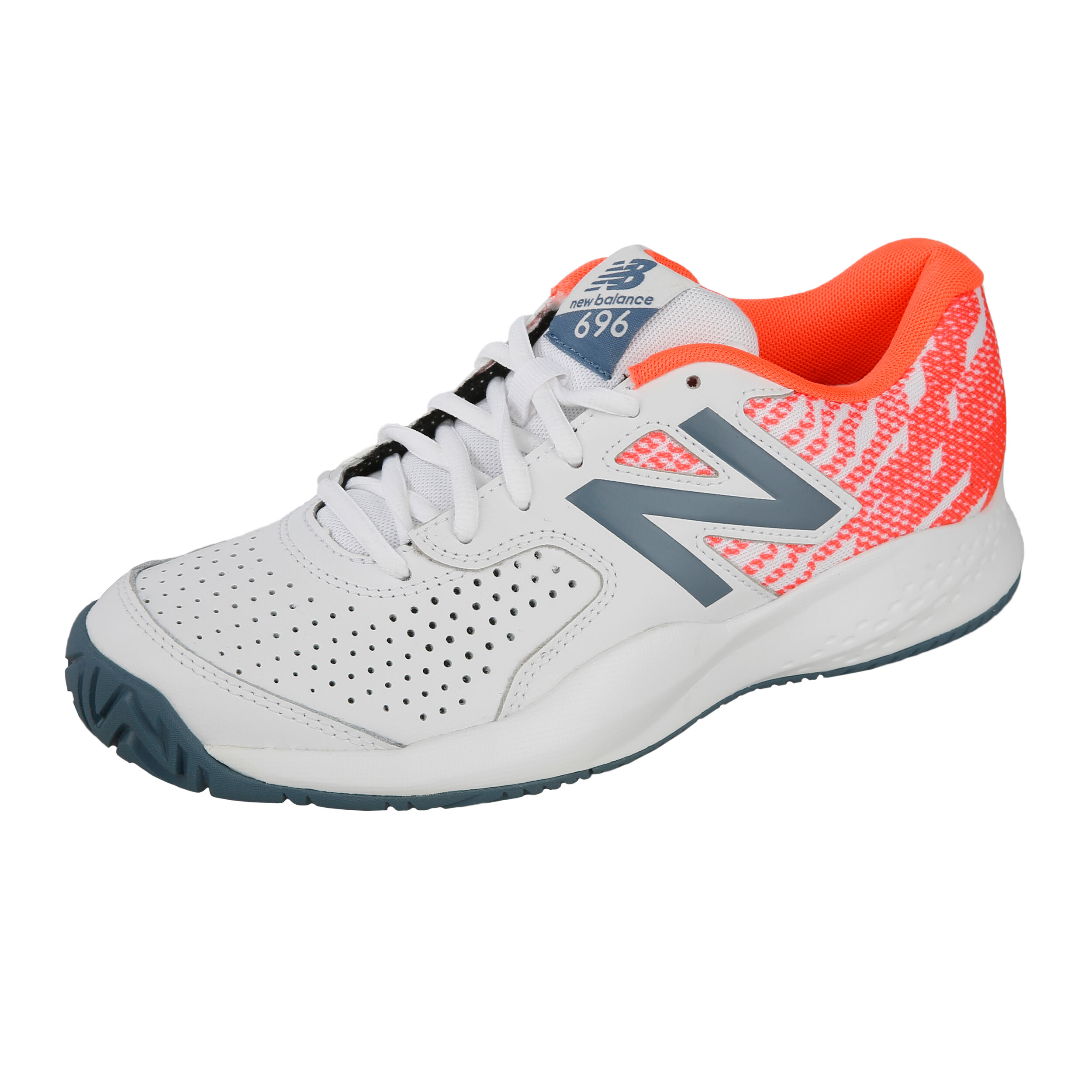 buy New Balance 696 V3 All Court Shoe Women - White, Orange online |  Tennis-Point