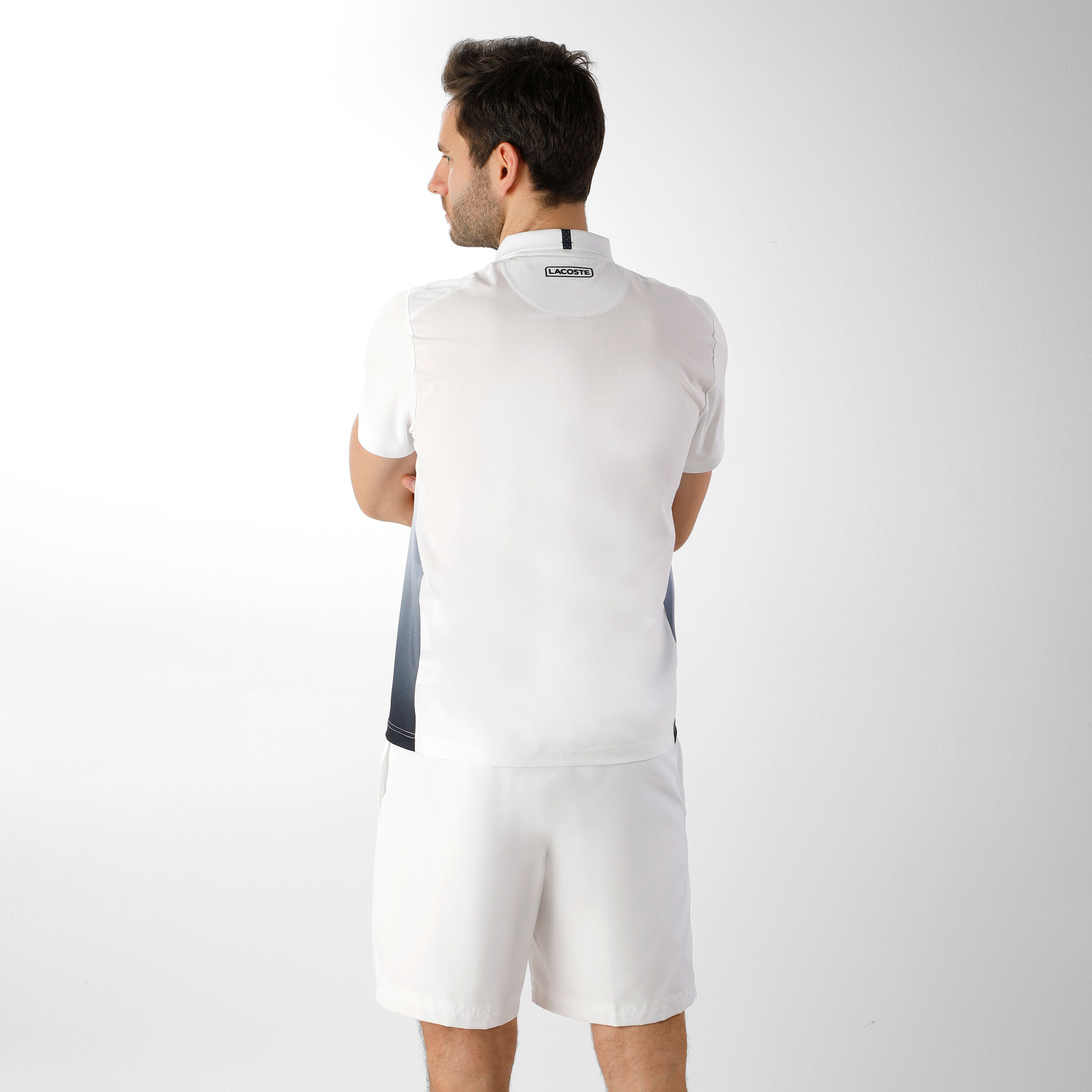 Buy Lacoste Roland Garros Polo Men Dark Blue, White online