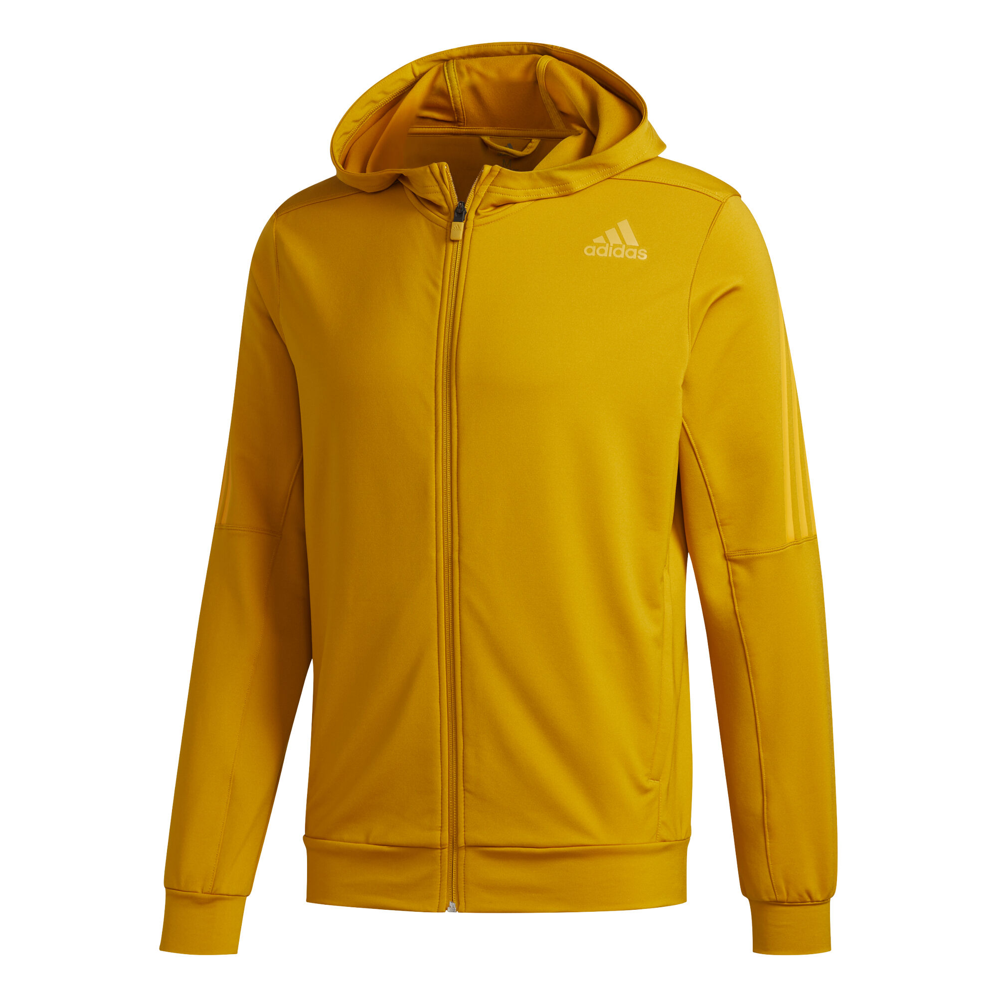 Yellow adidas zip 2025 hoodie