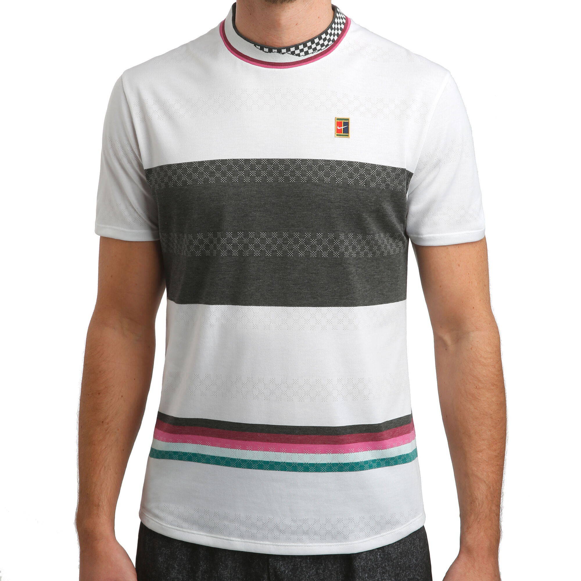 Nike Court Challenger T-Shirt Men - White, Black online | Tennis-Point