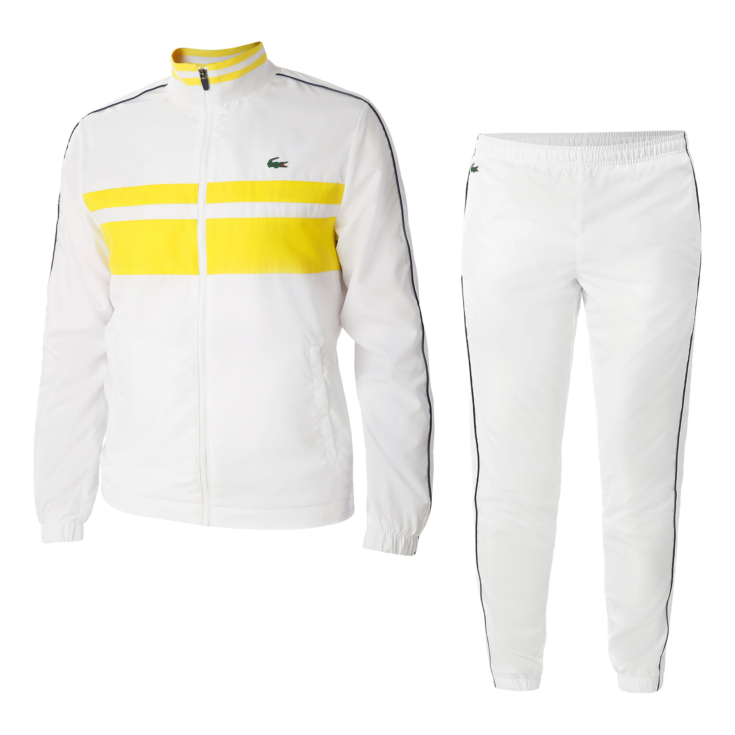 Buy Lacoste Tracksuit Men White Yellow online Tennis Point COM