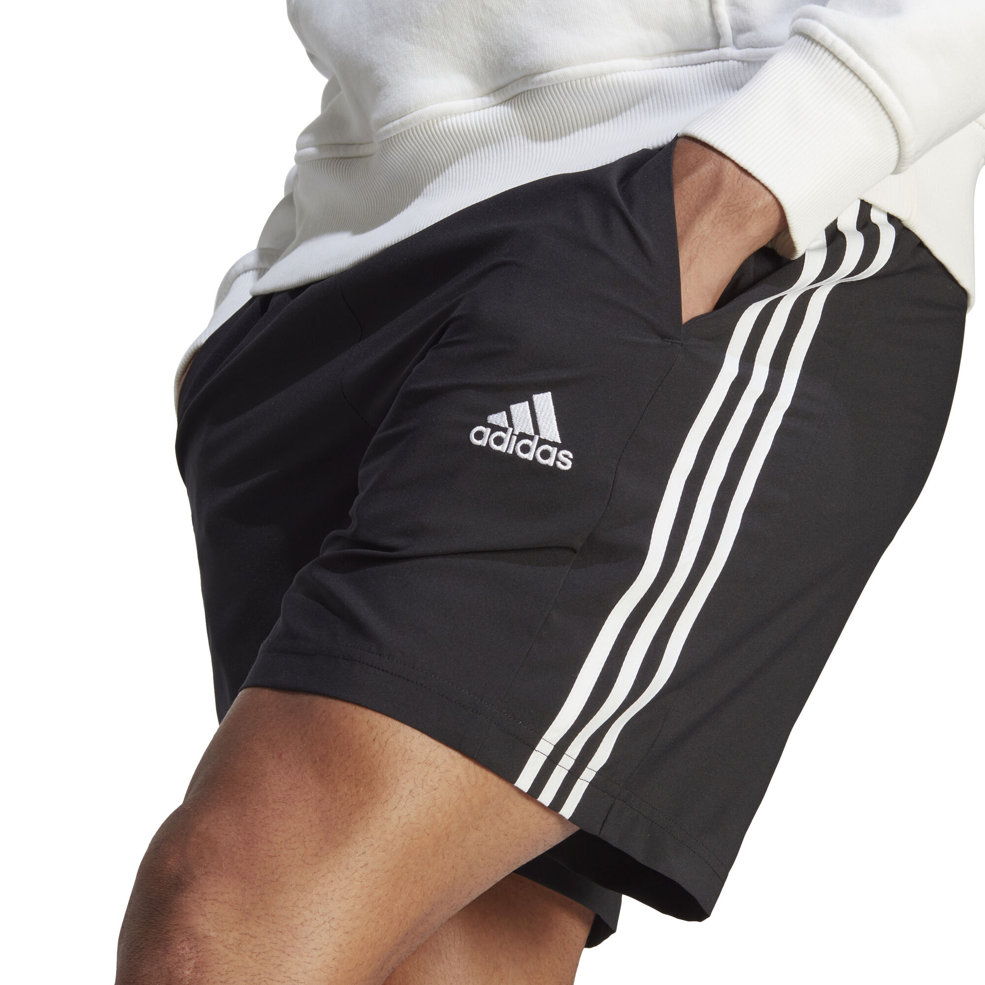 buy adidas Essentials AEROREADY Chelsea 3-Stripes Men - Black, White online | Tennis-Point