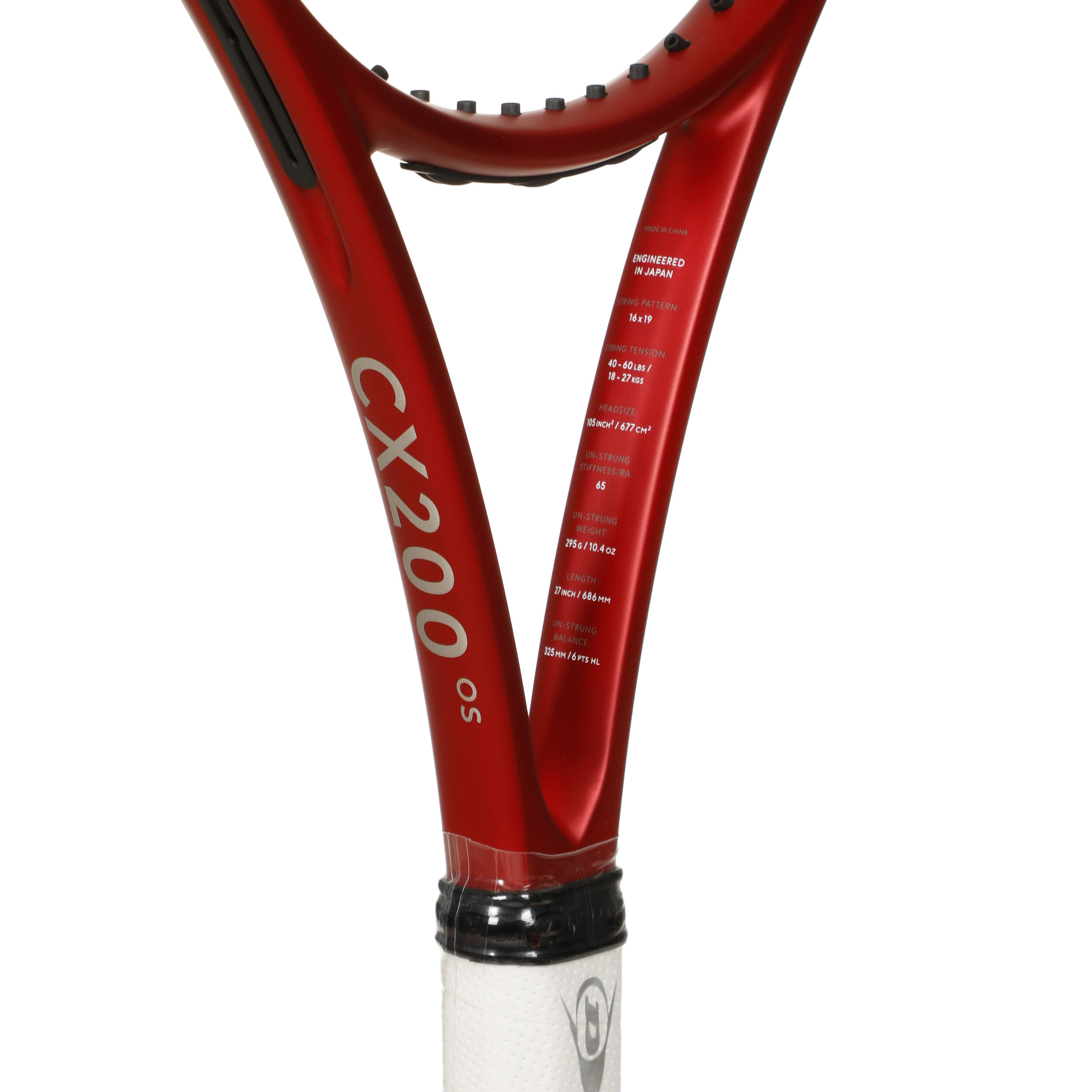 Amazon.com : Dunlop Sports CX 200 OS Tennis Racket(Unstrung