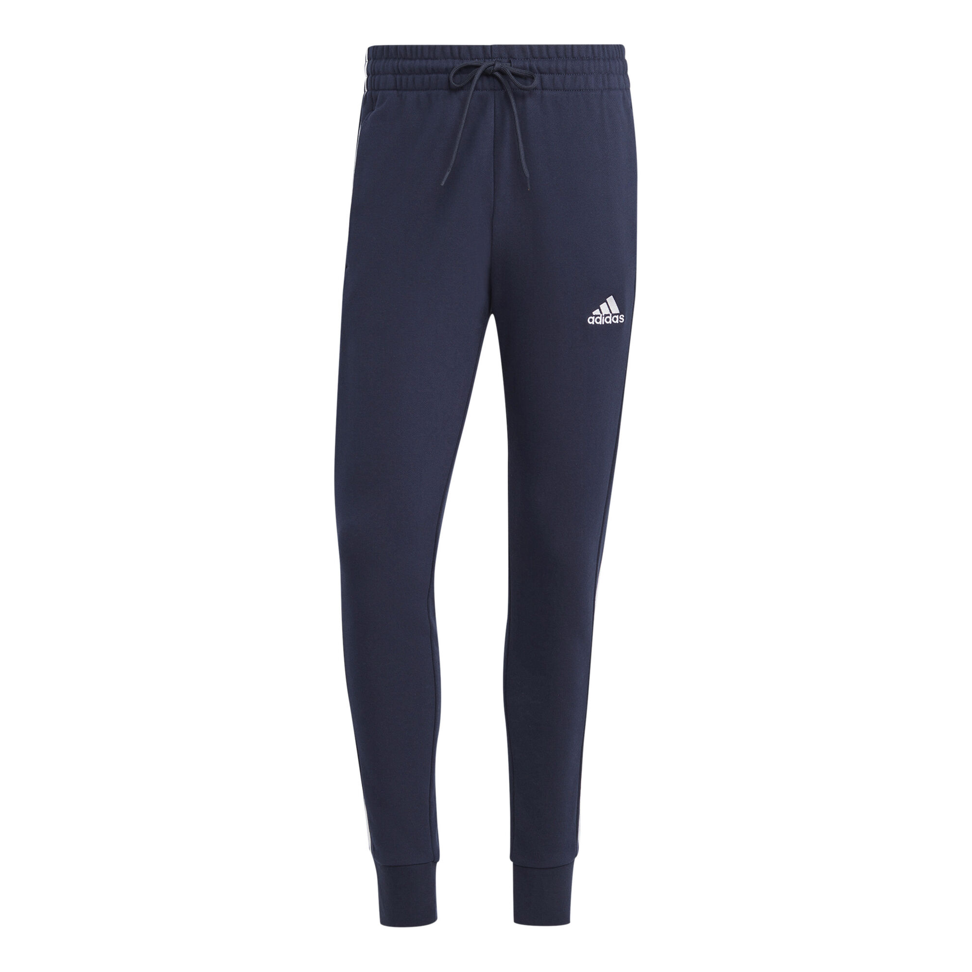 Buy adidas Essentials French Terry Tapered Cuff 3-Stripes Training Pants  Men Dark Blue, White online