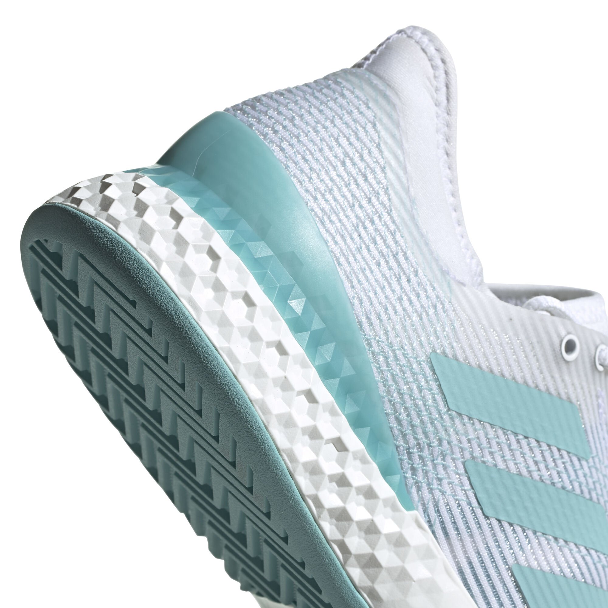 Adizero Ubersonic 3 X Parley All Court Shoe Men White Cream