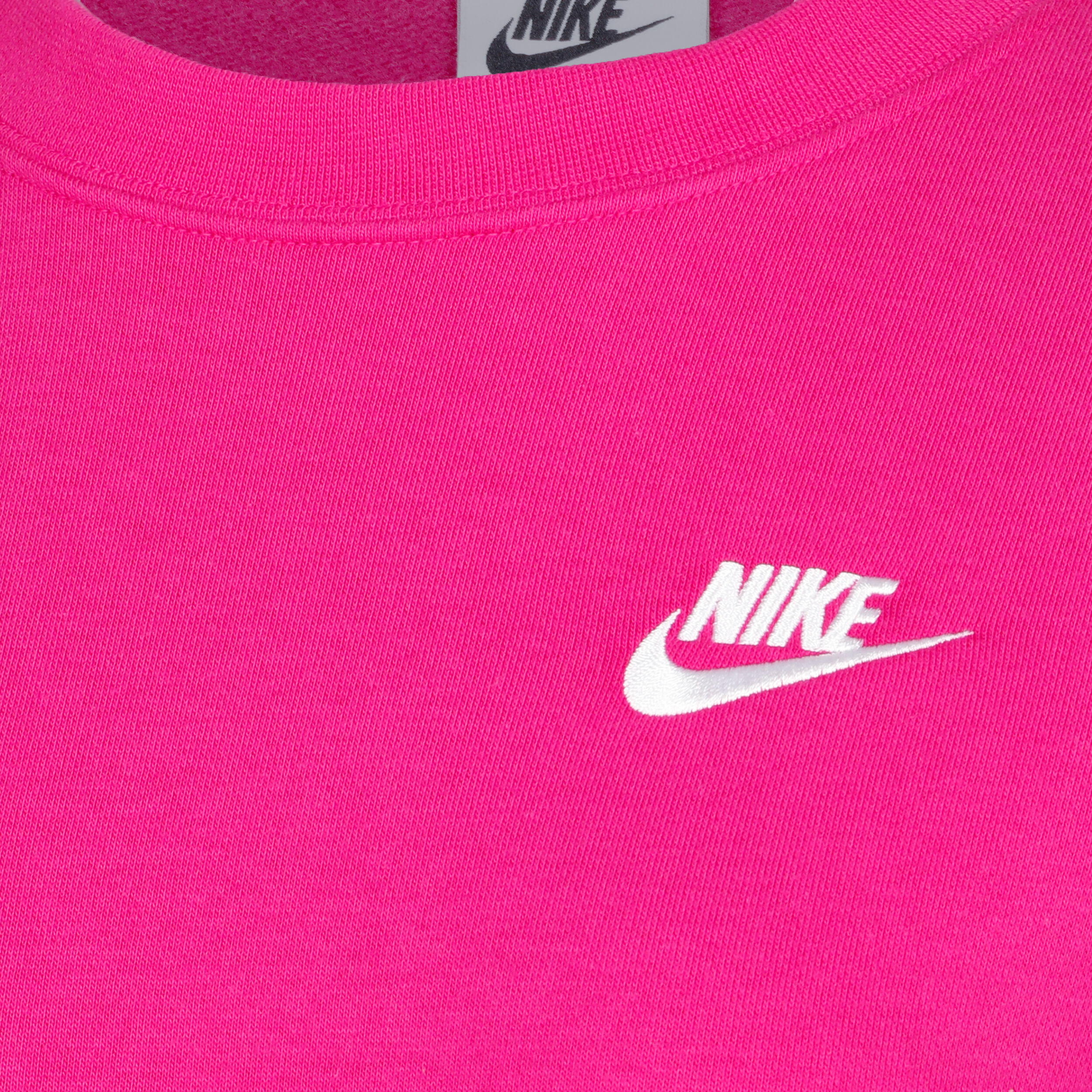 Pink nike crew neck sales