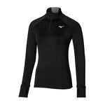 Mizuno Clothing Mizuno Warmalite Half-Zip Running Top Women-Black,Black