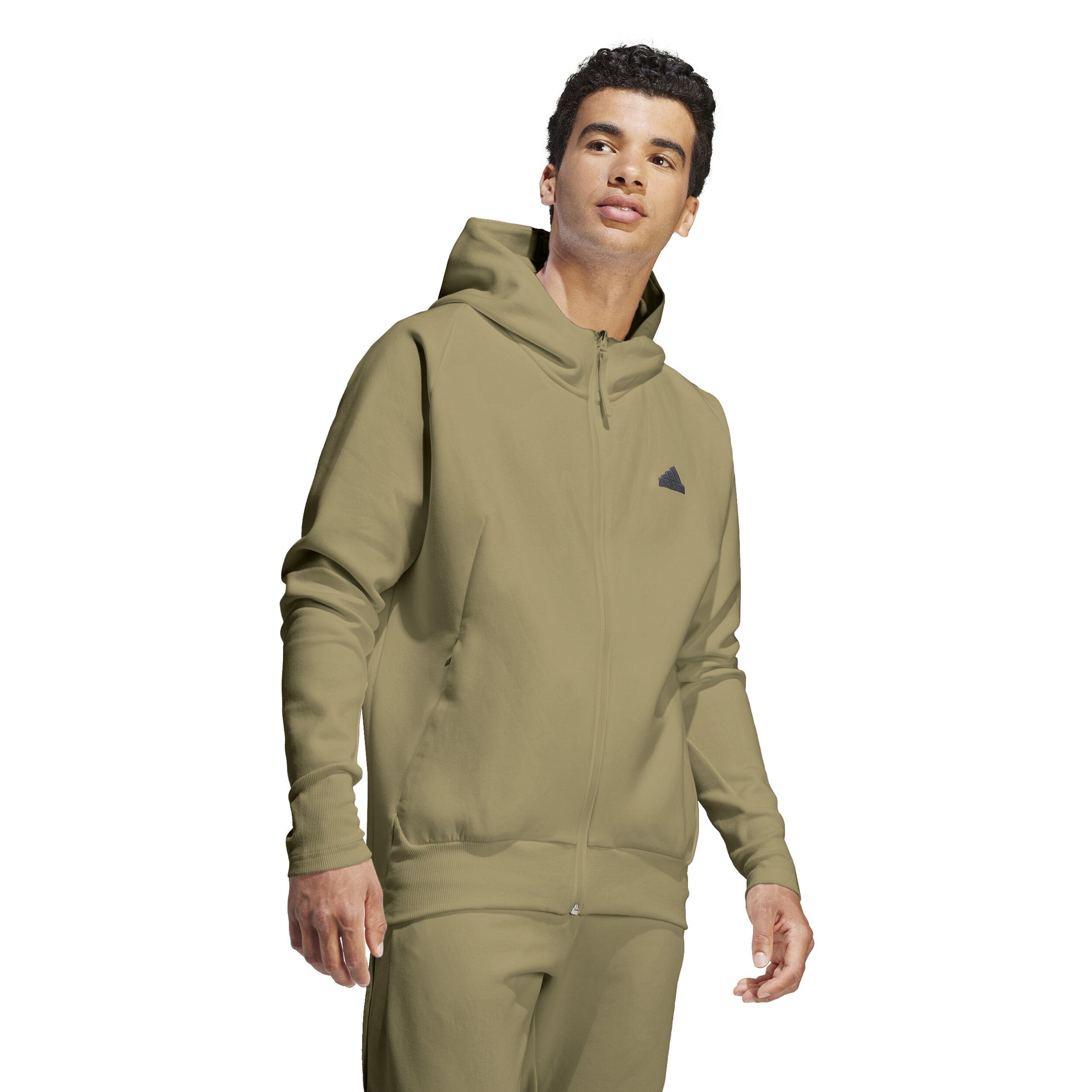 Adidas zne hoodie olive hot sale