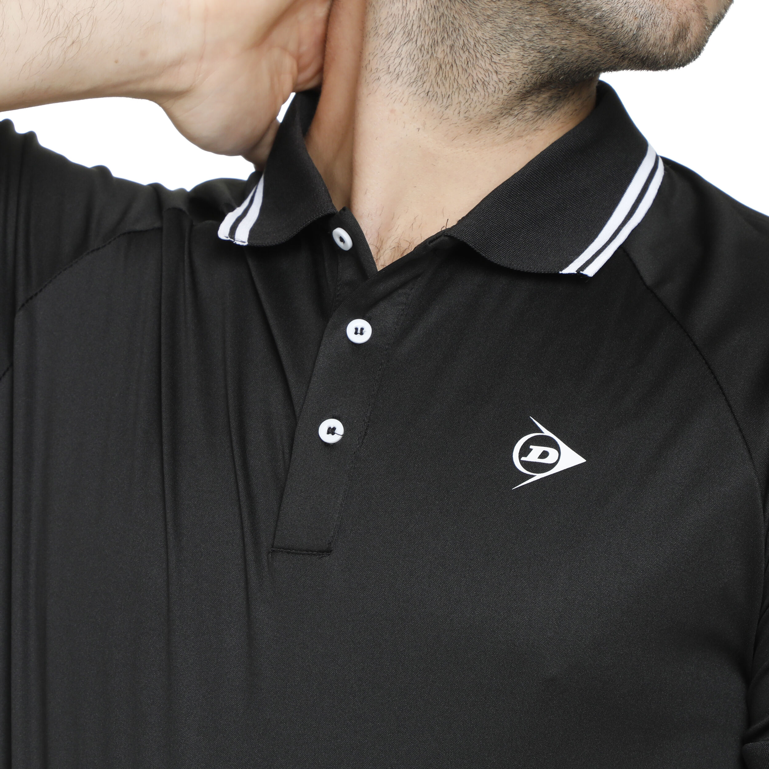 Buy Dunlop Polo Men Black White online Tennis Point COM